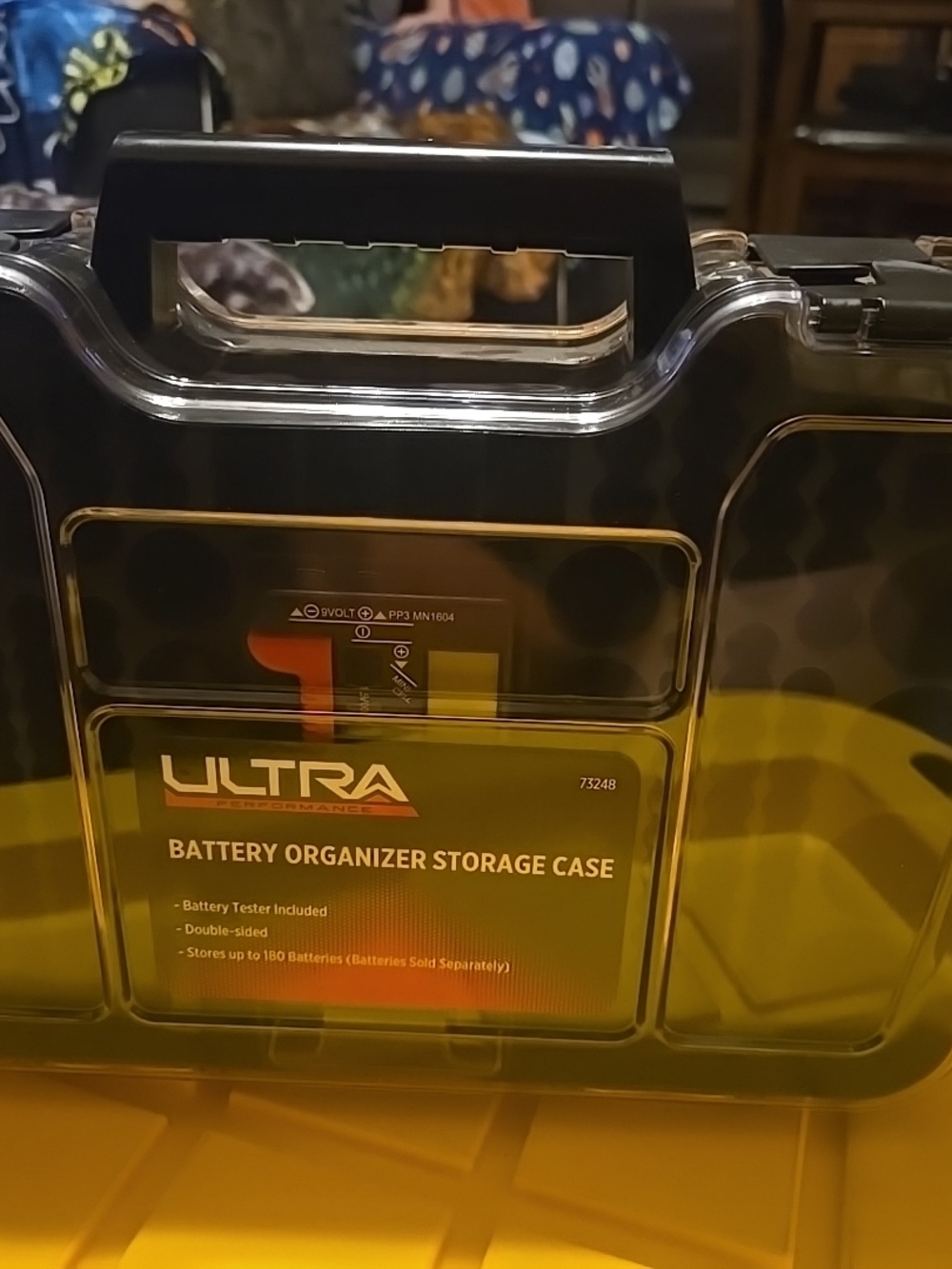 Ultra Battery Organizer Storage Case - With Tester